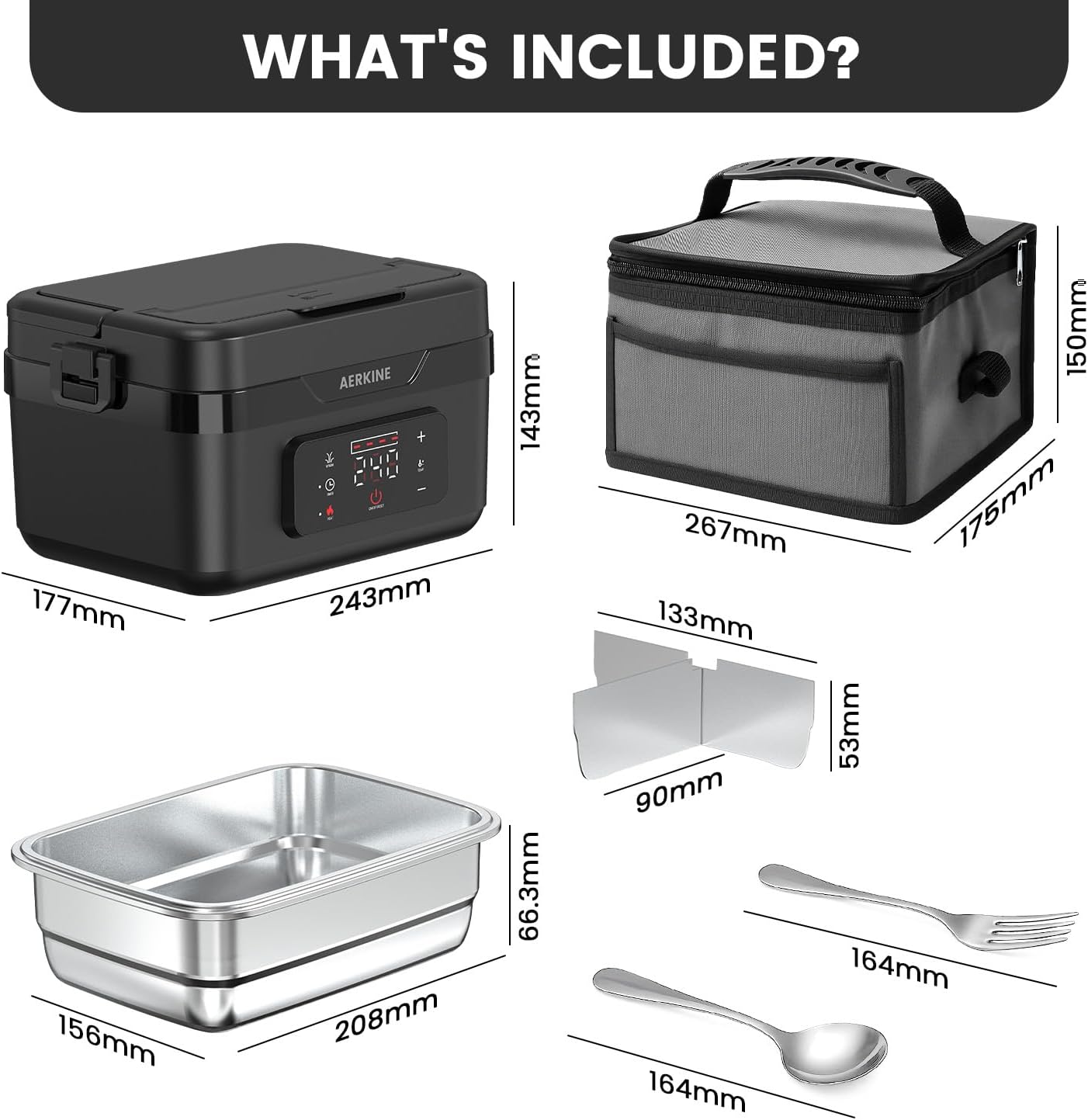 Warm Jet™ Electric Lunch Box